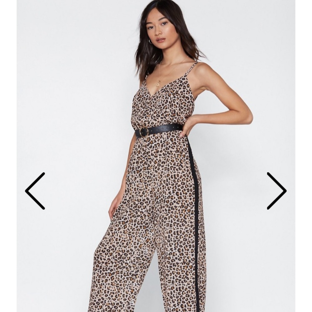 Nasty Gal Cheetah Jumpsuit